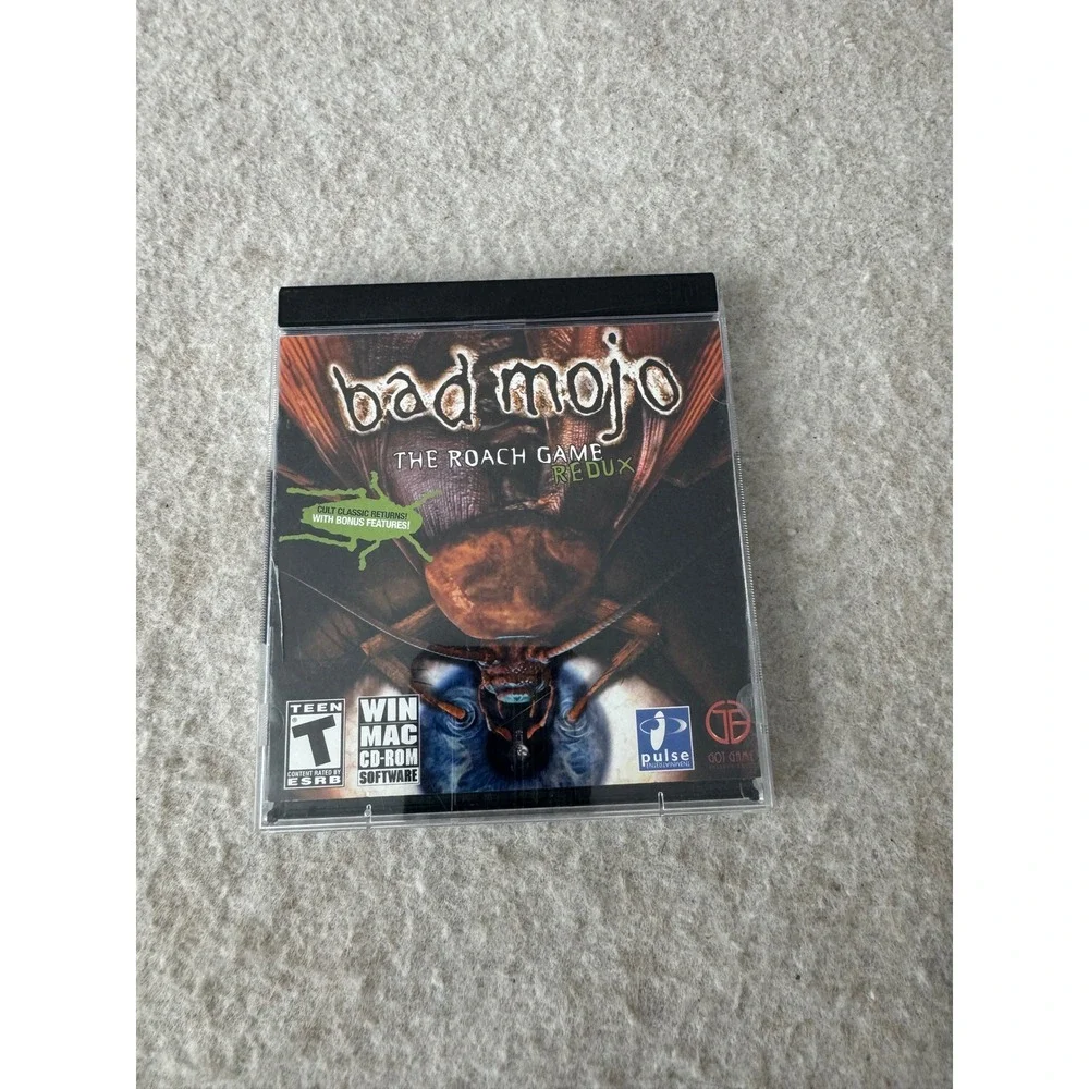 Bad Mojo The Roach Game Redux PC Mac Got Game Entertainment 2 Disc Set 2004